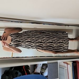 Animal Print Slip Dress
